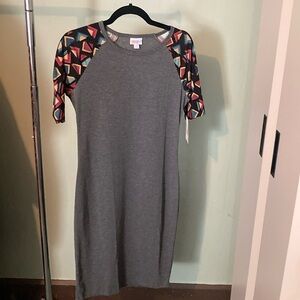 Lularoe small gray Julia dress